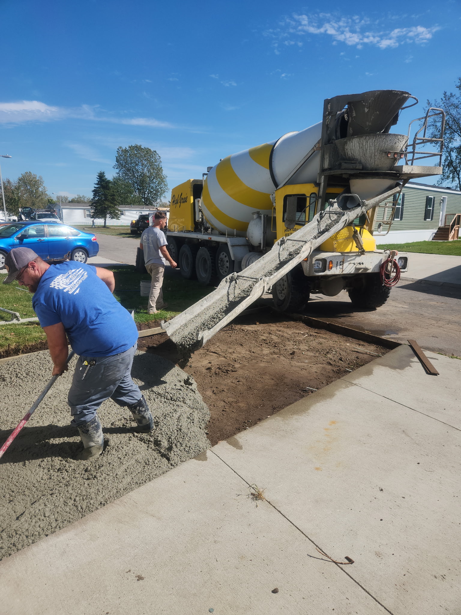 Concrete site and specialty work